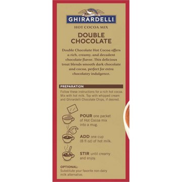 Ghirardelli Ghirardelli Double Chocolate Hot Cocoa Mix, 8 ct