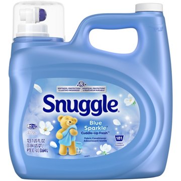 Snuggle Liquid Fabric Softener - Blue Sparkle, 123.1 oz