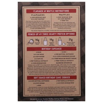 Kodiak 16g Protein Packed Flapjack & Waffle Mix - Birthday Cake, 18 oz