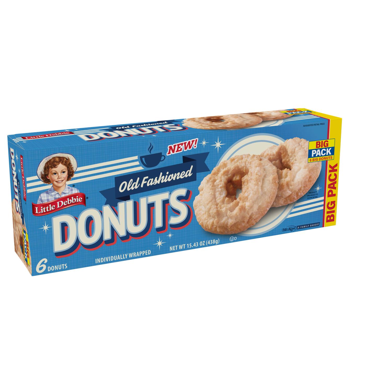 Little Debbie Big Old Fashioned Donuts - Big Pack; image 2 of 3