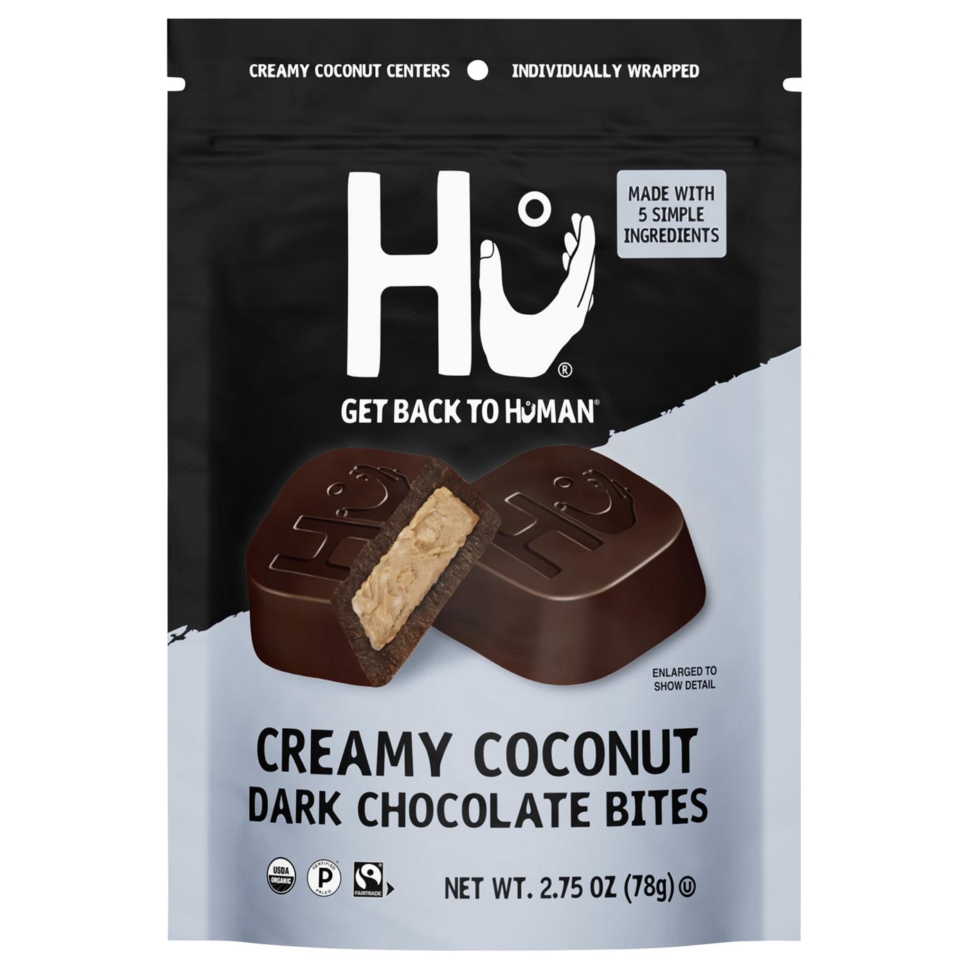 Hu Creamy Coconut Dark Chocolate Bites; image 1 of 3
