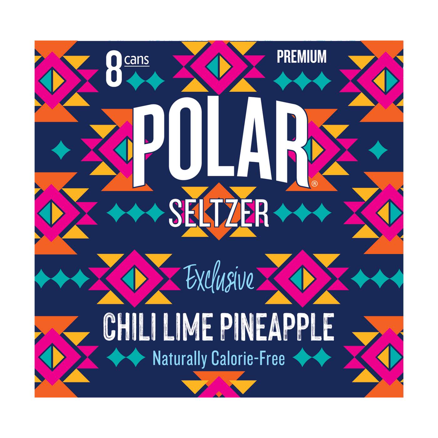 Polar Seltzer Water Chili Lime Pineapple 8 pk Cans; image 3 of 8