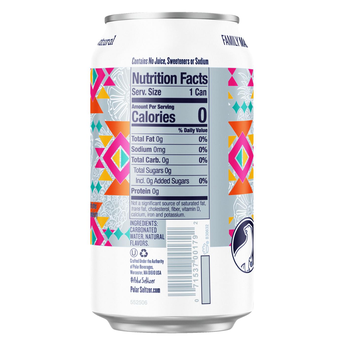 Polar Seltzer Water Chili Lime Pineapple 8 pk Cans; image 8 of 8