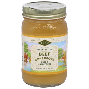 Fond Regenerative Beef Bone Broth, 14 oz