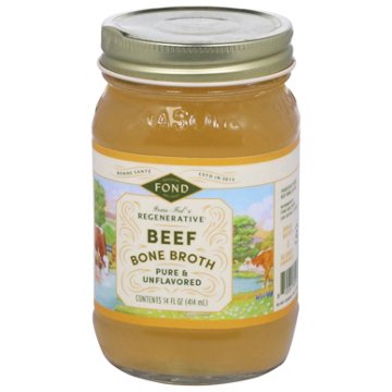 Fond Regenerative Beef Bone Broth, 14 oz