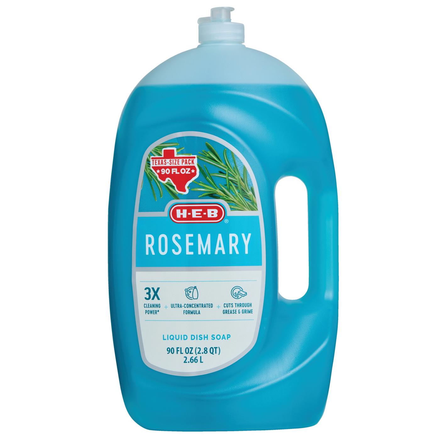H-E-B Ultra Concentrated Dishwashing Liquid - Rosemary; image 1 of 2