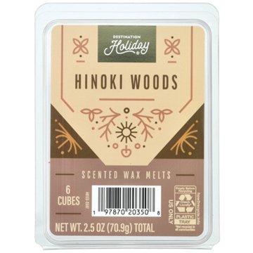Destination Holiday Hinoki Woods Scented Wax Melts, 2.5 oz