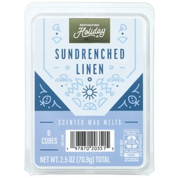 Destination Holiday Sundrenched Linen Scented Wax Melts, 2.5 oz