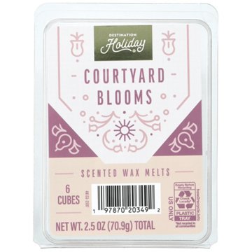 Destination Holiday Courtyard Blooms Scented Wax Melts, 2.5 oz