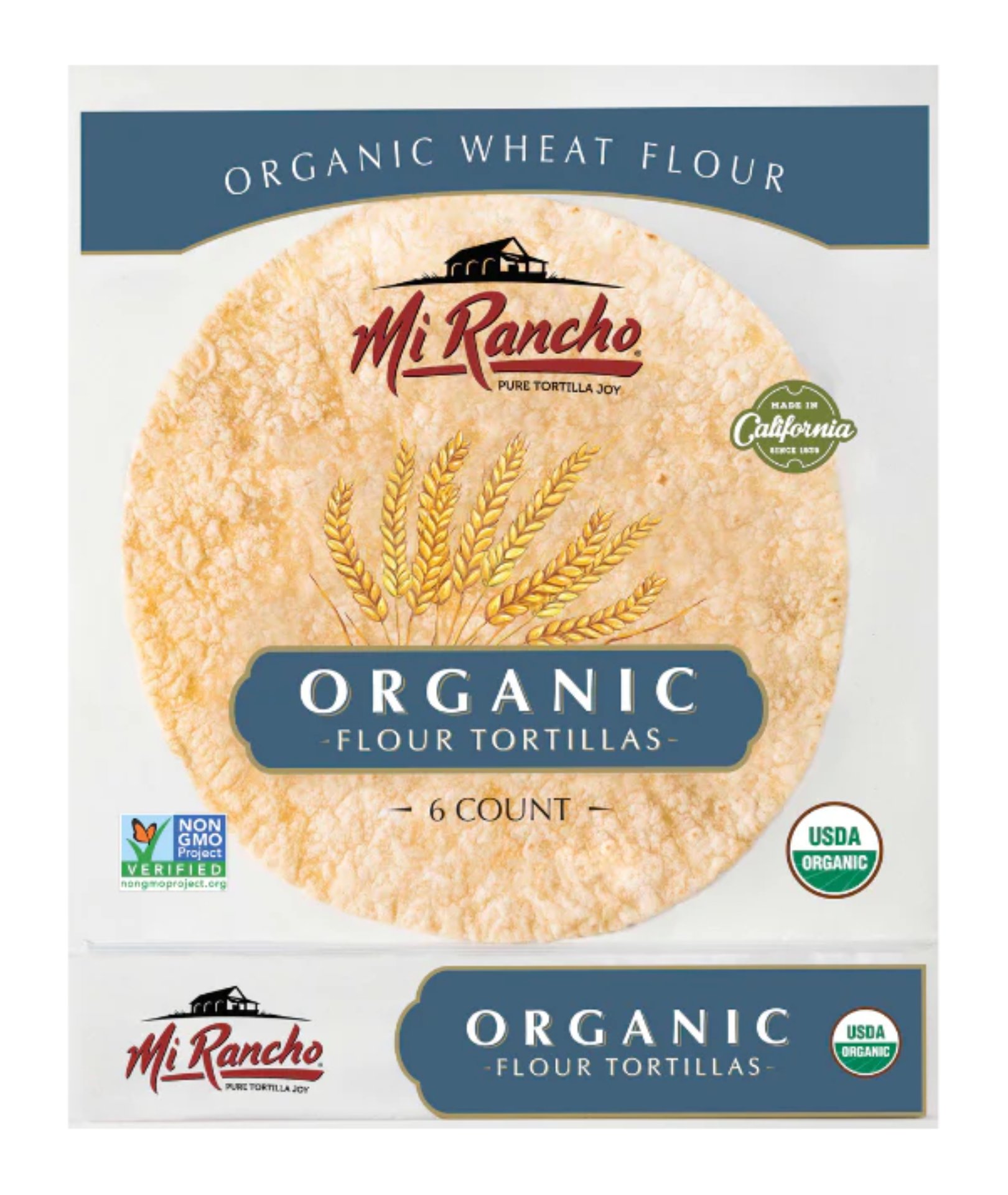 Mi Rancho Organic Burrito Flour Tortillas, 6 ct | Central Market ...