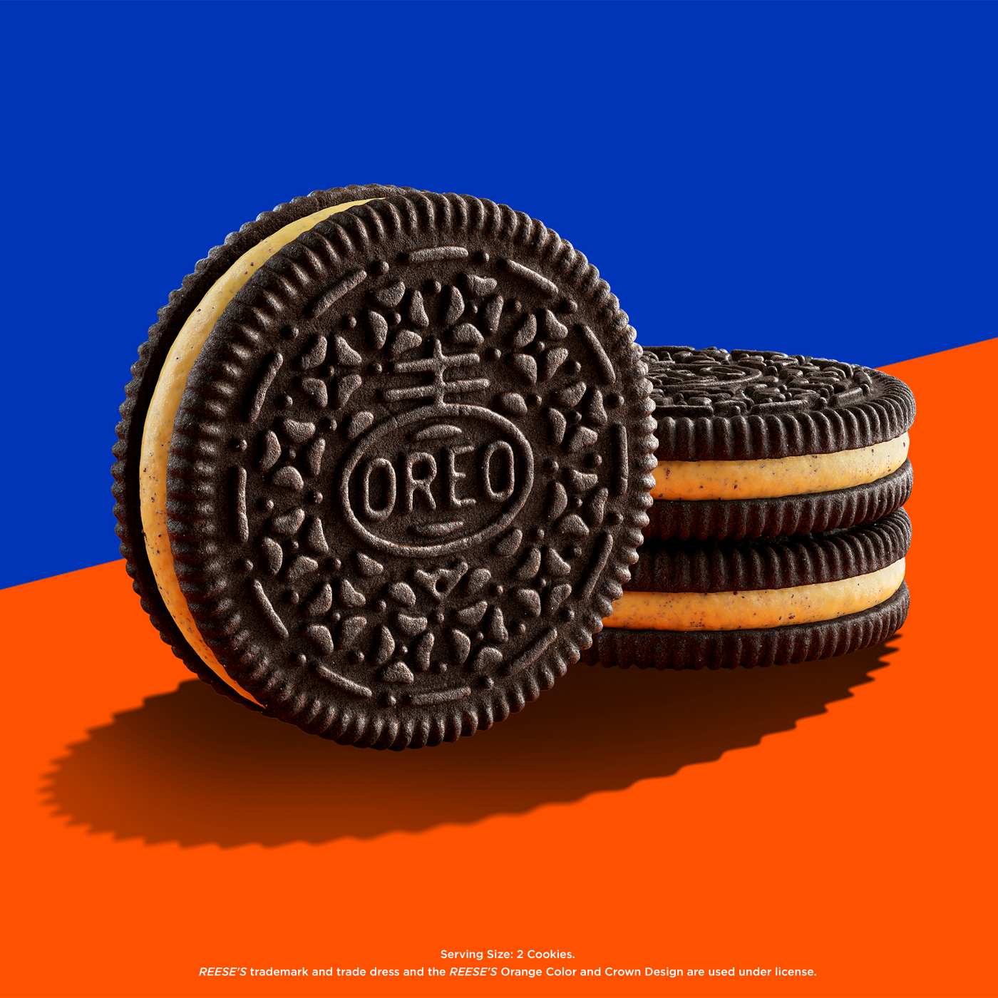 OREO Limited Edition Reese’s Peanut Buttery Creme Chocolate Sandwich Cookies; image 8 of 8