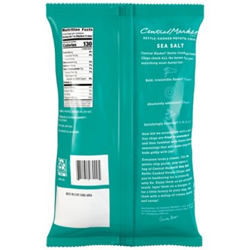 Central Market Kettle-Cooked Potato Chips - Sea Salt