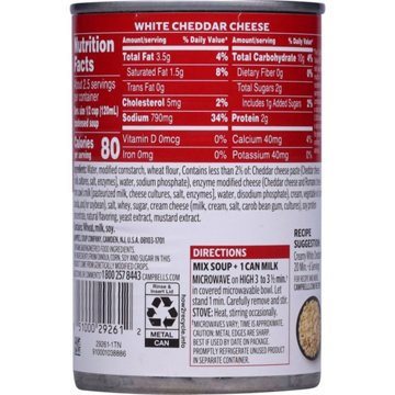 Campbell's Condensed White Cheddar Cheese Soup