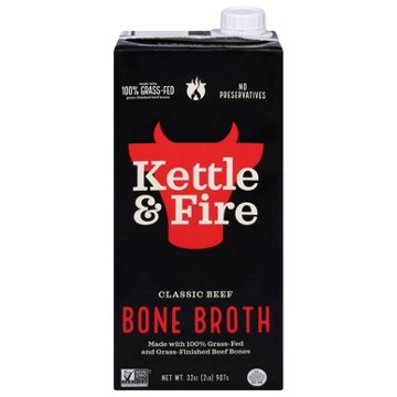 Kettle & Fire Classic Beef Bone Broth, 32 oz