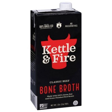 Kettle & Fire Classic Beef Bone Broth, 32 oz