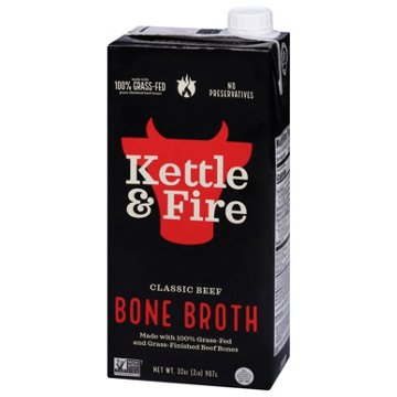 Kettle & Fire Classic Beef Bone Broth, 32 oz