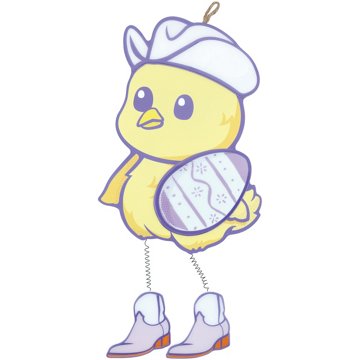 Destination Holiday Chick Hanging Wall Decor, 12.8" x 23.2"