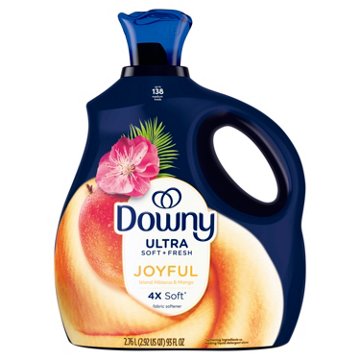 Downy Ultra Soft + Fresh Fabric Softener, 138 Loads - Joyful