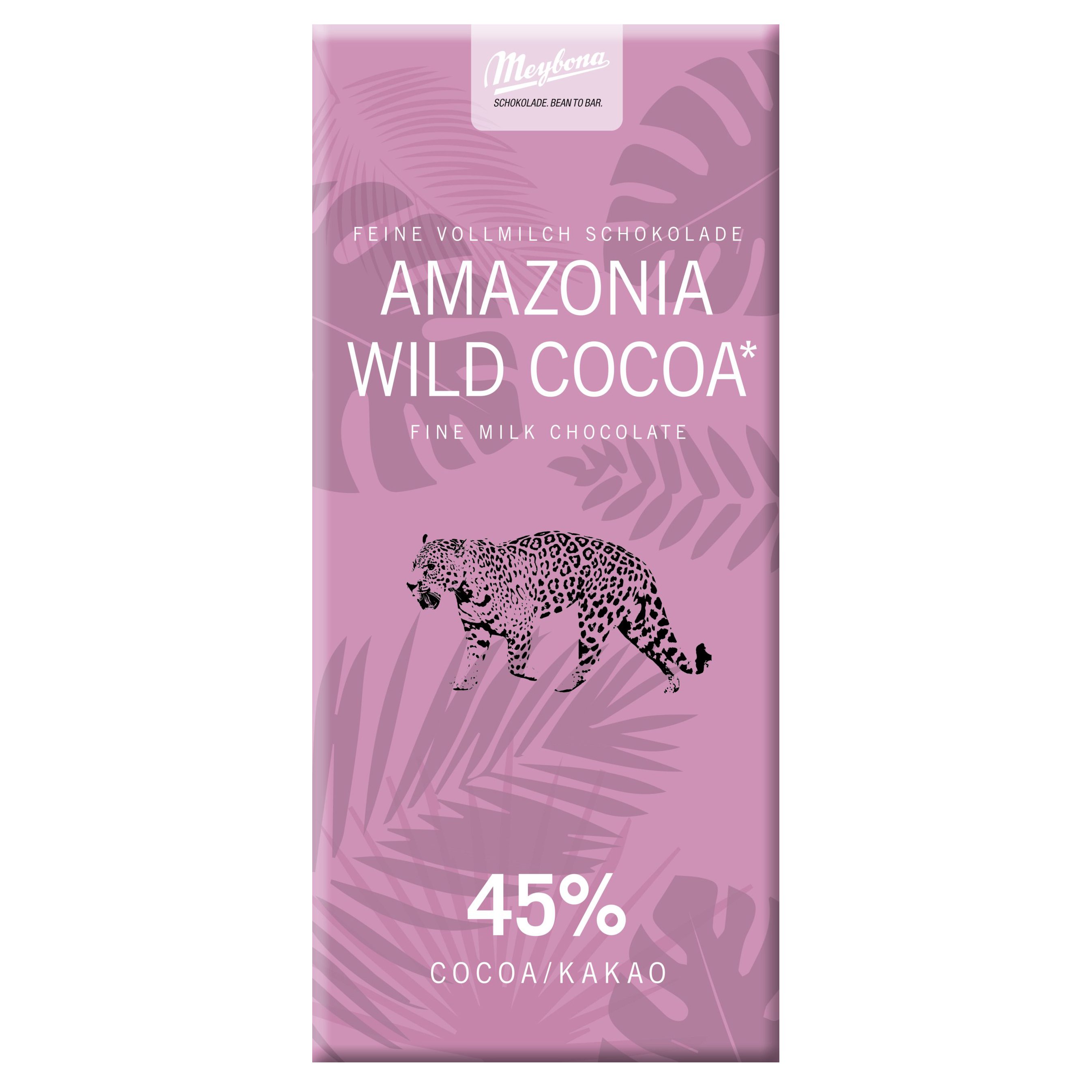 Meybona Amazonia Wild Cocoa 45% Milk Chocolate Bar, 3.5 oz