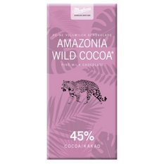 Meybona Amazonia Wild Cocoa 45% Milk Chocolate Bar, 3.5 oz
