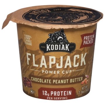 Kodiak 12g Protein Flapjack Power Cup - Chocolate Peanut Butter, 2.36 oz