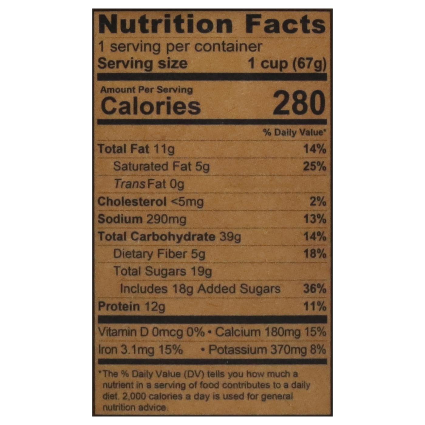 Kodiak 12g Protein Flapjack Power Cup - Chocolate Peanut Butter; image 5 of 5