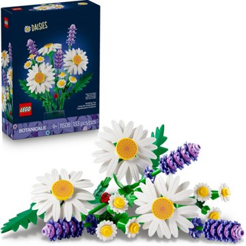 LEGO Botanicals Daisies Building Set, 133 pc