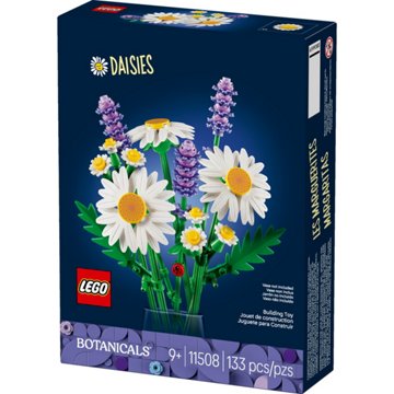 LEGO Botanicals Daisies Building Set, 133 pc
