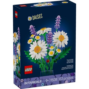 LEGO Botanicals Daisies Building Set, 133 pc