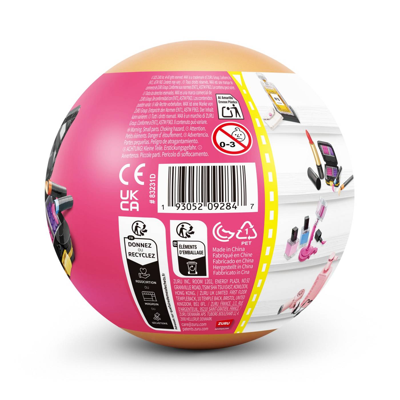 Zuru MAX Beauty Collection Building Set Capsule - Lip & Face Makeup Kit; image 2 of 8