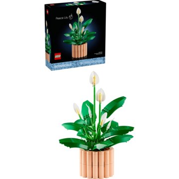 LEGO Botanical Peace Lily Building Set, 474 pc