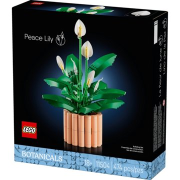 LEGO Botanical Peace Lily Building Set, 474 pc