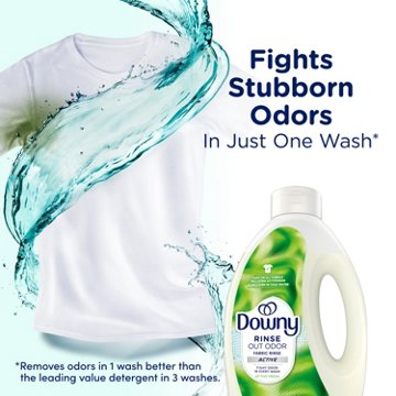 Downy Rinse Out Odor Fabric Rinse - Active Fresh