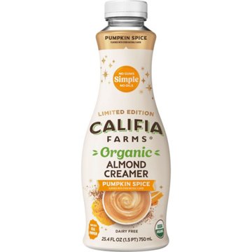 Califia Farms Organic Liquid Almond Creamer - Pumpkin Spice 
