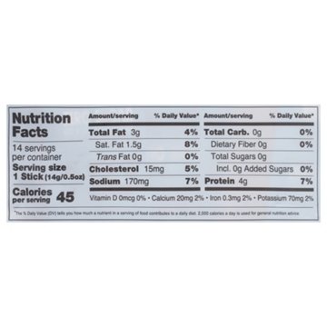 Chomps Chomplings 4g Protein Mini Sea Salt Beef Jerky Meat Sticks, 14 ct