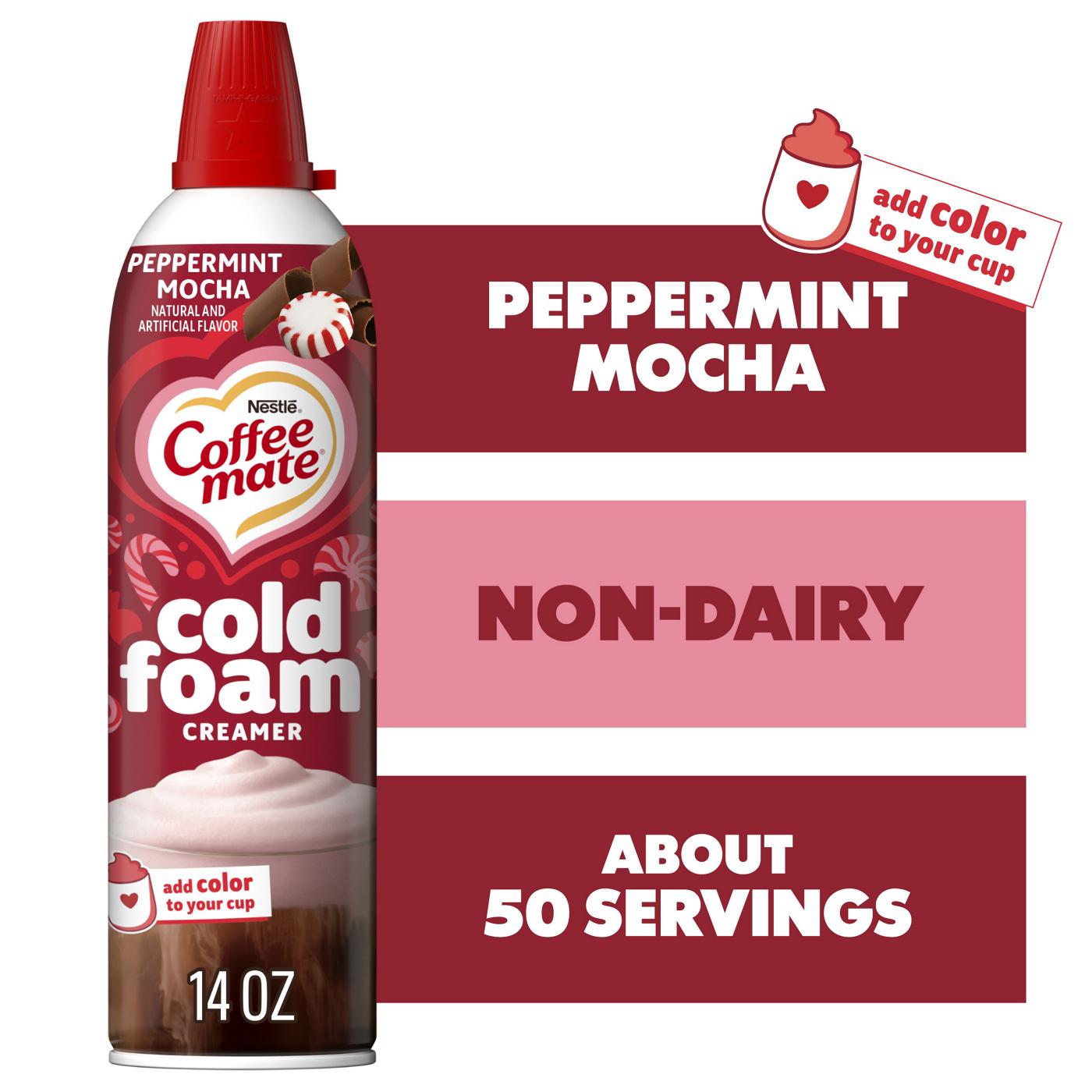 Nestle Coffee Mate Cold Foam Creamer - Peppermint Mocha; image 4 of 8