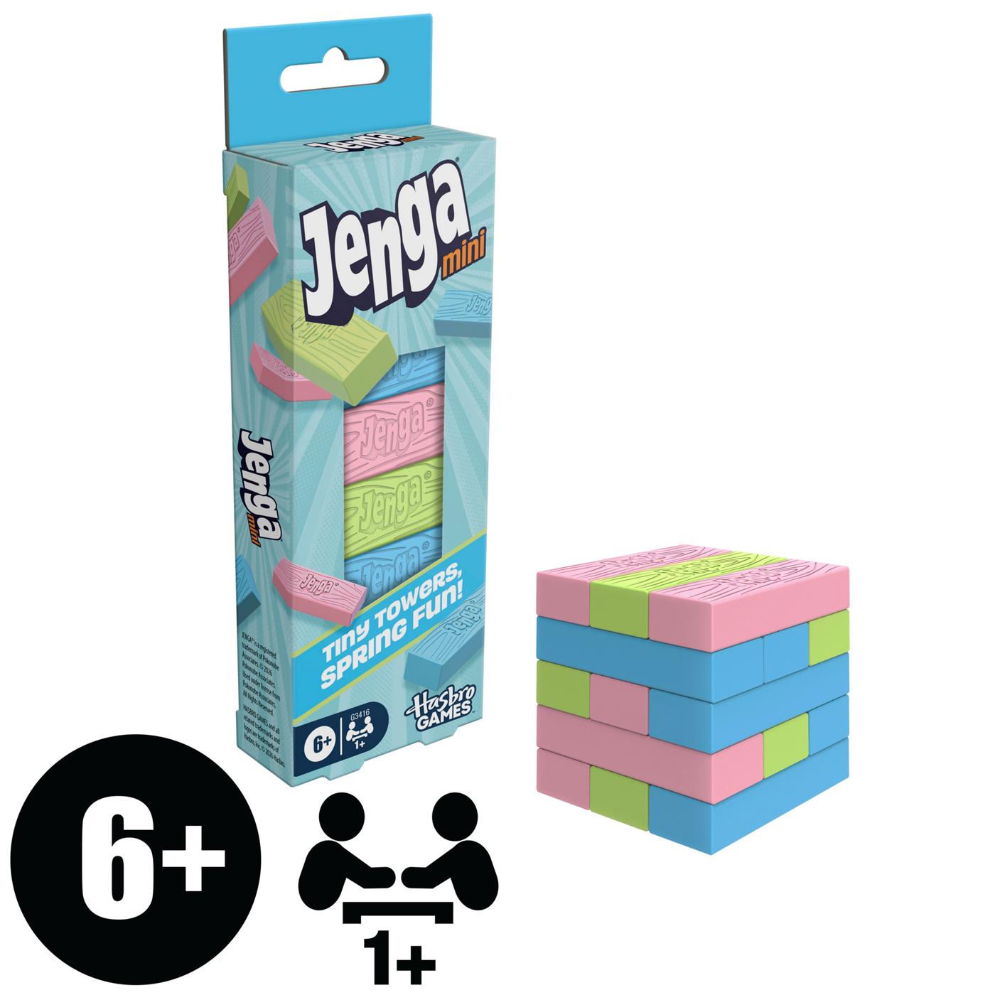 Jenga Mini Spring Edition Game; image 3 of 3