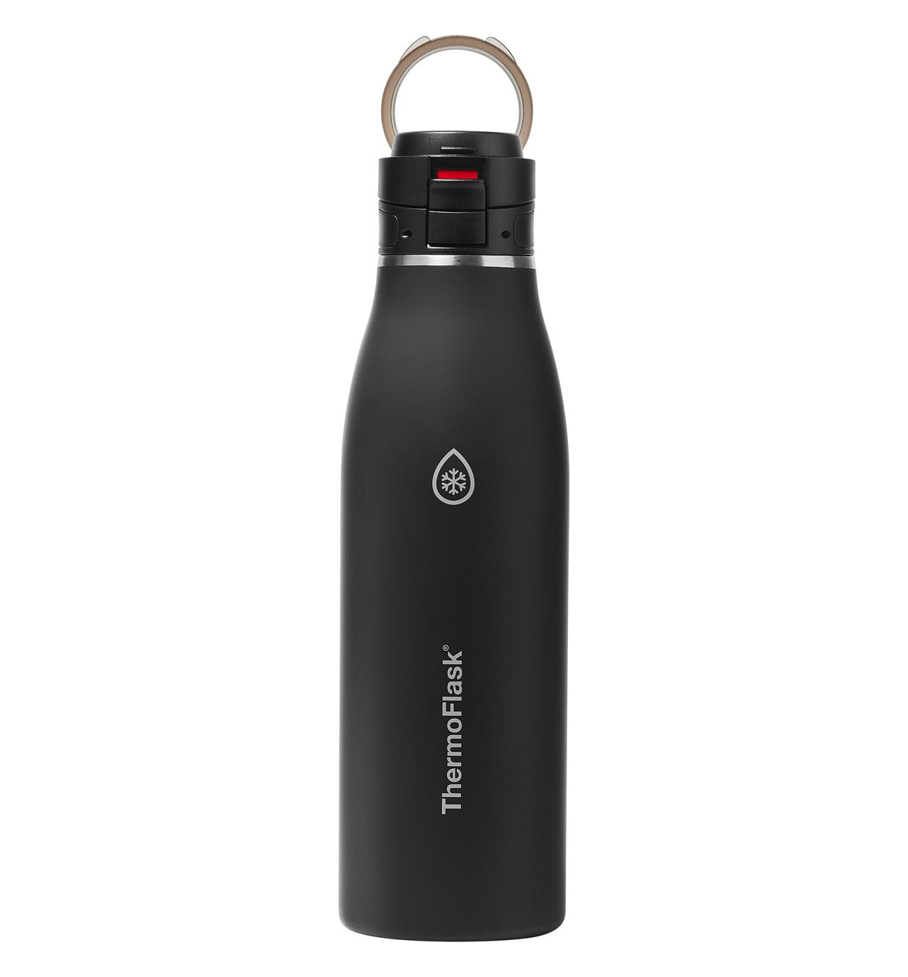 ThermoFlask Stainless Steel Traveler Bottle - Pitch Black; image 1 of 6
