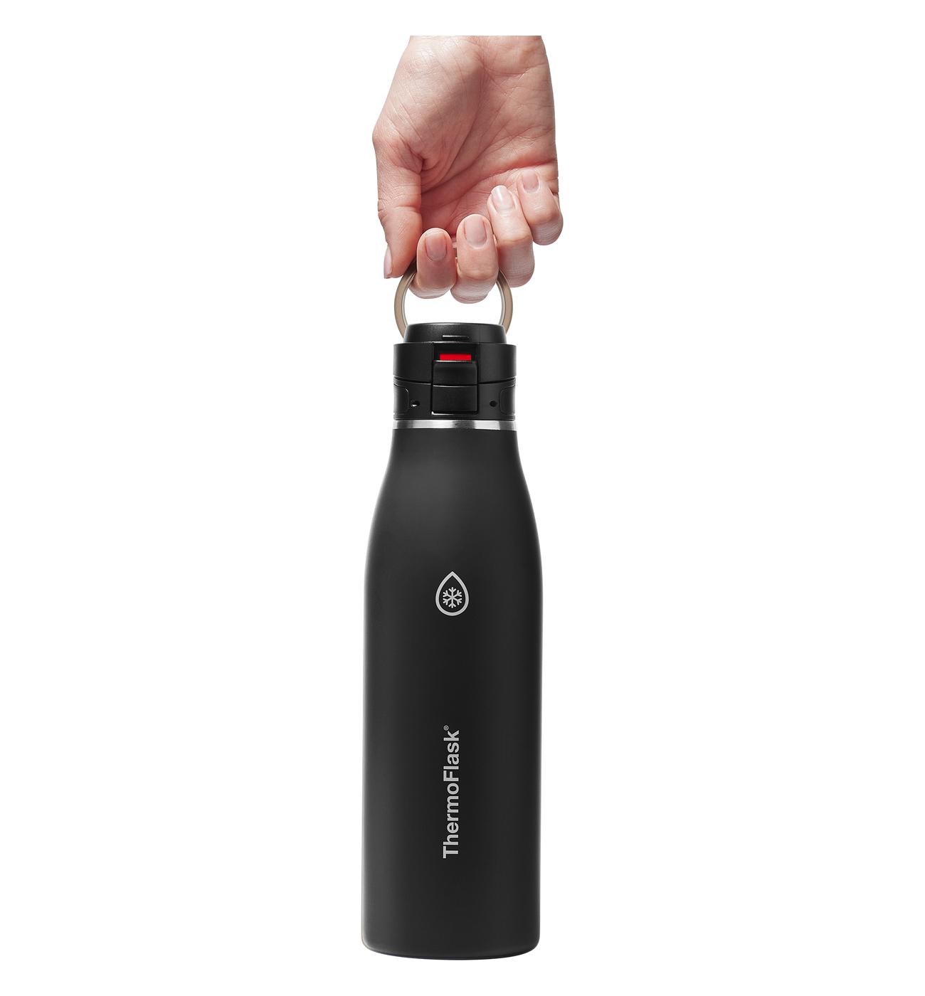 ThermoFlask Stainless Steel Traveler Bottle - Pitch Black; image 6 of 6