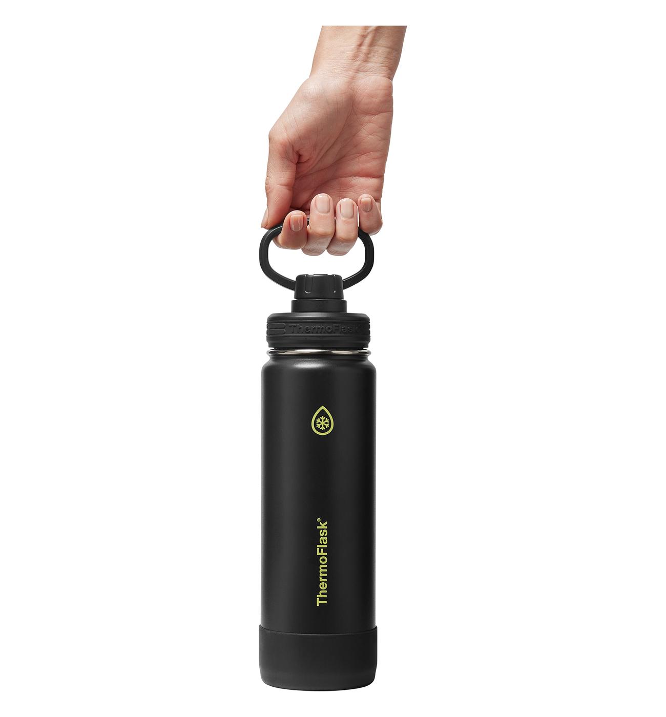 ThermoFlask Stainless Steel Chug Bottle - Shadow Glow Black; image 2 of 3