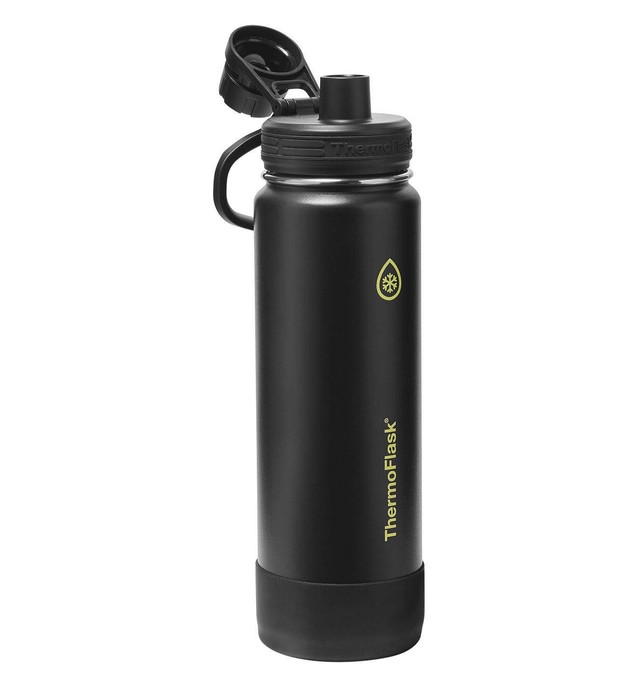 ThermoFlask Stainless Steel Chug Bottle - Shadow Glow Black; image 3 of 3