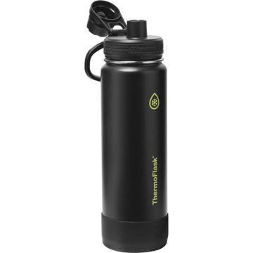 ThermoFlask Stainless Steel Chug Bottle - Shadow Glow Black, 24 oz