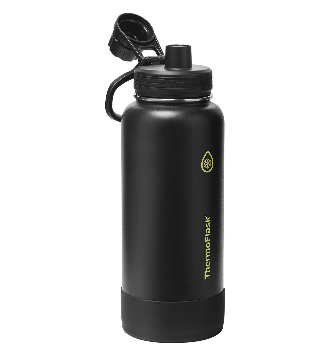ThermoFlask Stainless Steel Chug Bottle - Shadow Glow Black; image 1 of 3