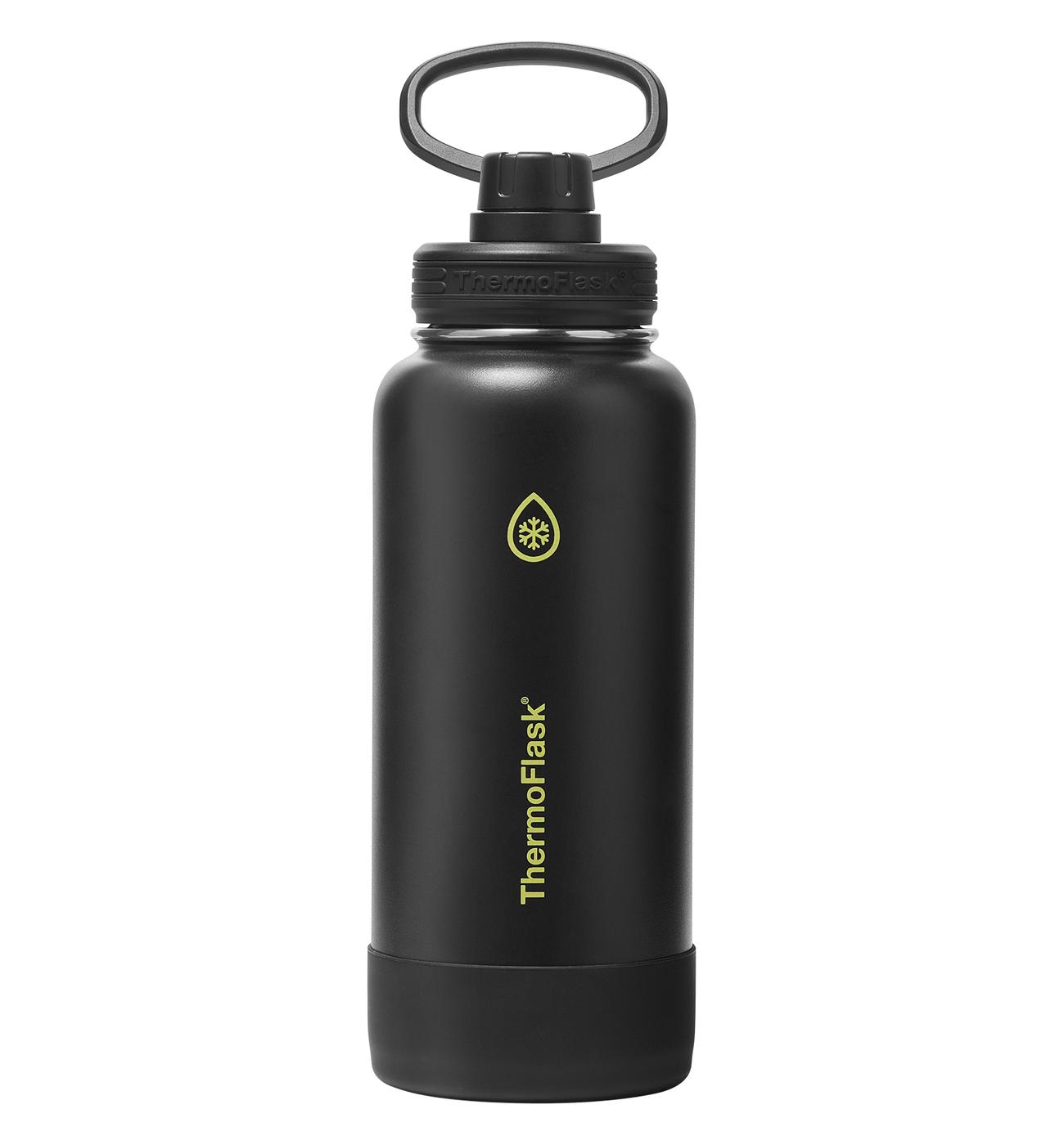 ThermoFlask Stainless Steel Chug Bottle - Shadow Glow Black; image 3 of 3