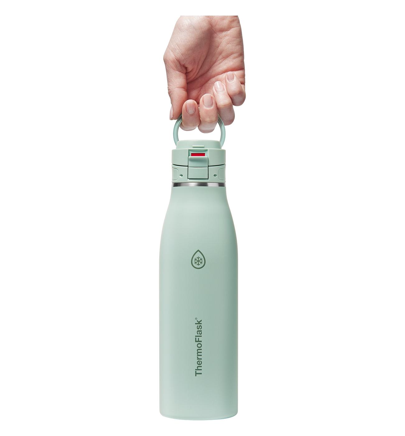 ThermoFlask Stainless Steel Flip Top Bottle - Sage Green; image 5 of 5