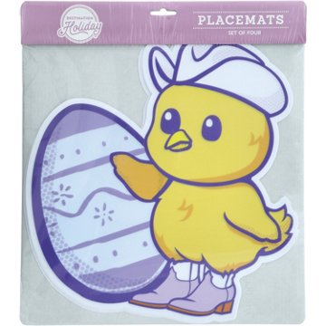 Destination Holiday Cowboy Chick Easter Placemats, 4 pk