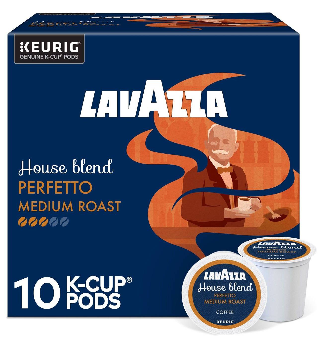 Lavazza House Blend Perfetto Medium Roast Single-Serve K-Cup Pods; image 1 of 7