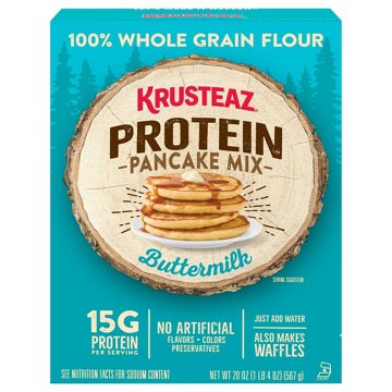 Krusteaz 15g Protein Buttermilk Pancake Mix, 20 oz