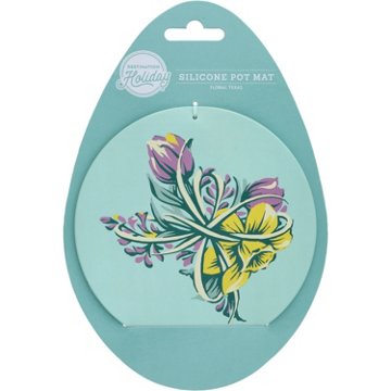 Destination Holiday Floral Texas Silicone Pot Mat