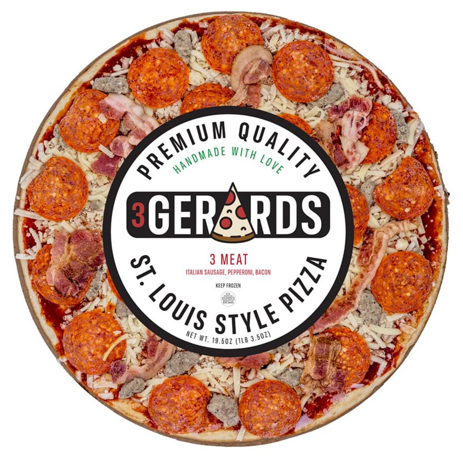 3 Gerards St. Louis Style Sausage & Pepperoni Pizza, 18.5 oz